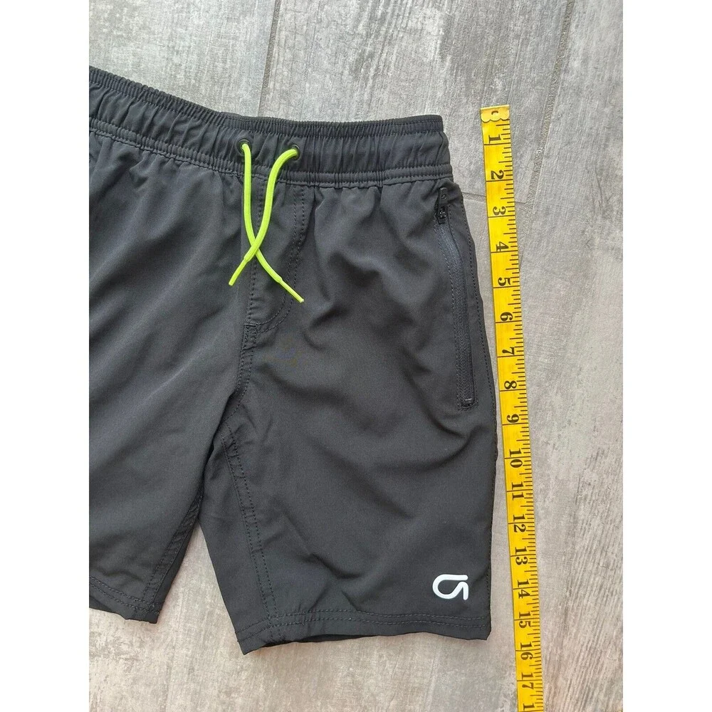 Gap Fit Boys Athletic Short Gym Quick Dry Mesh Lined Pull On Elastic Waist S 6-7